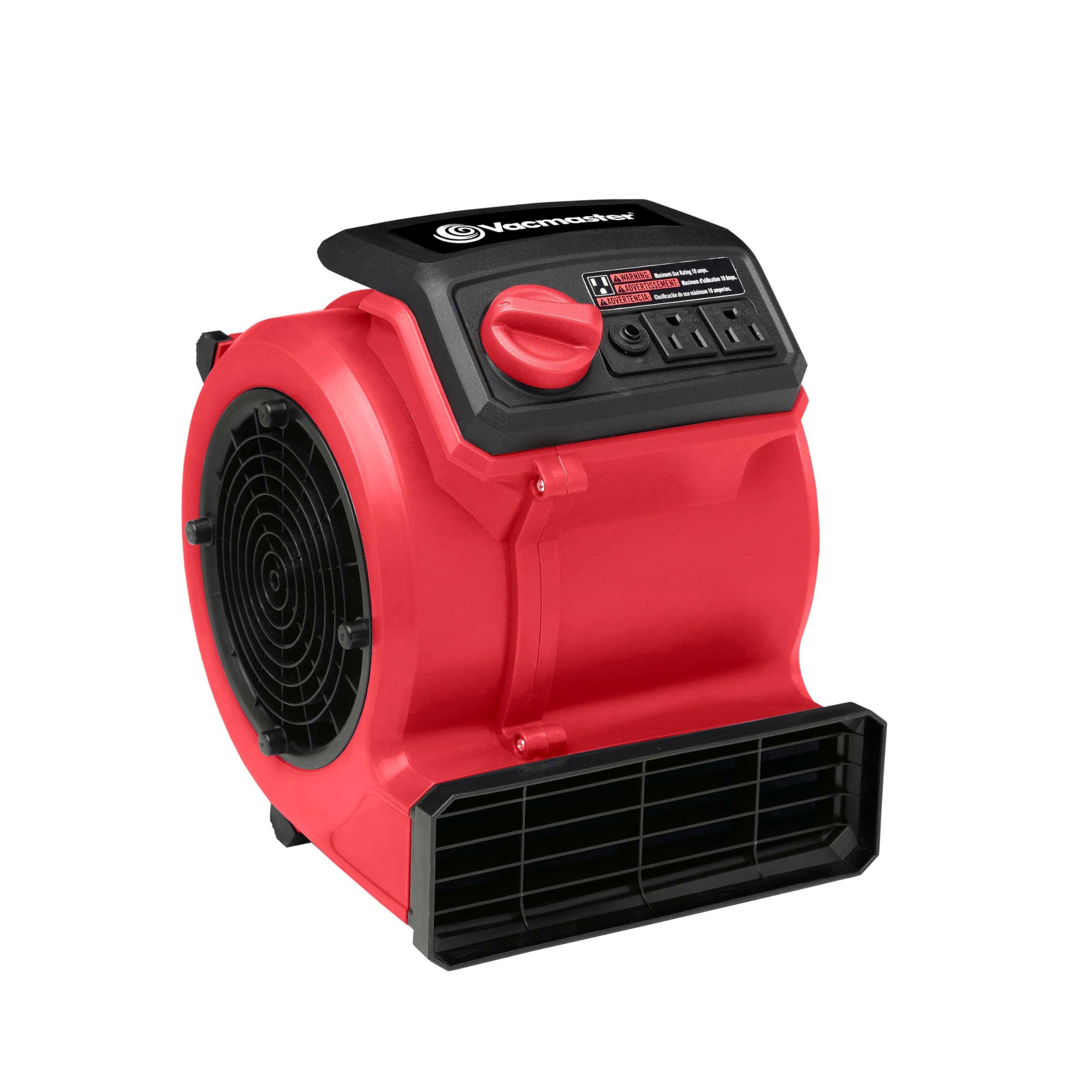 Vacmaster AM201 floor fan with 156W power and 550 CFM airflow.