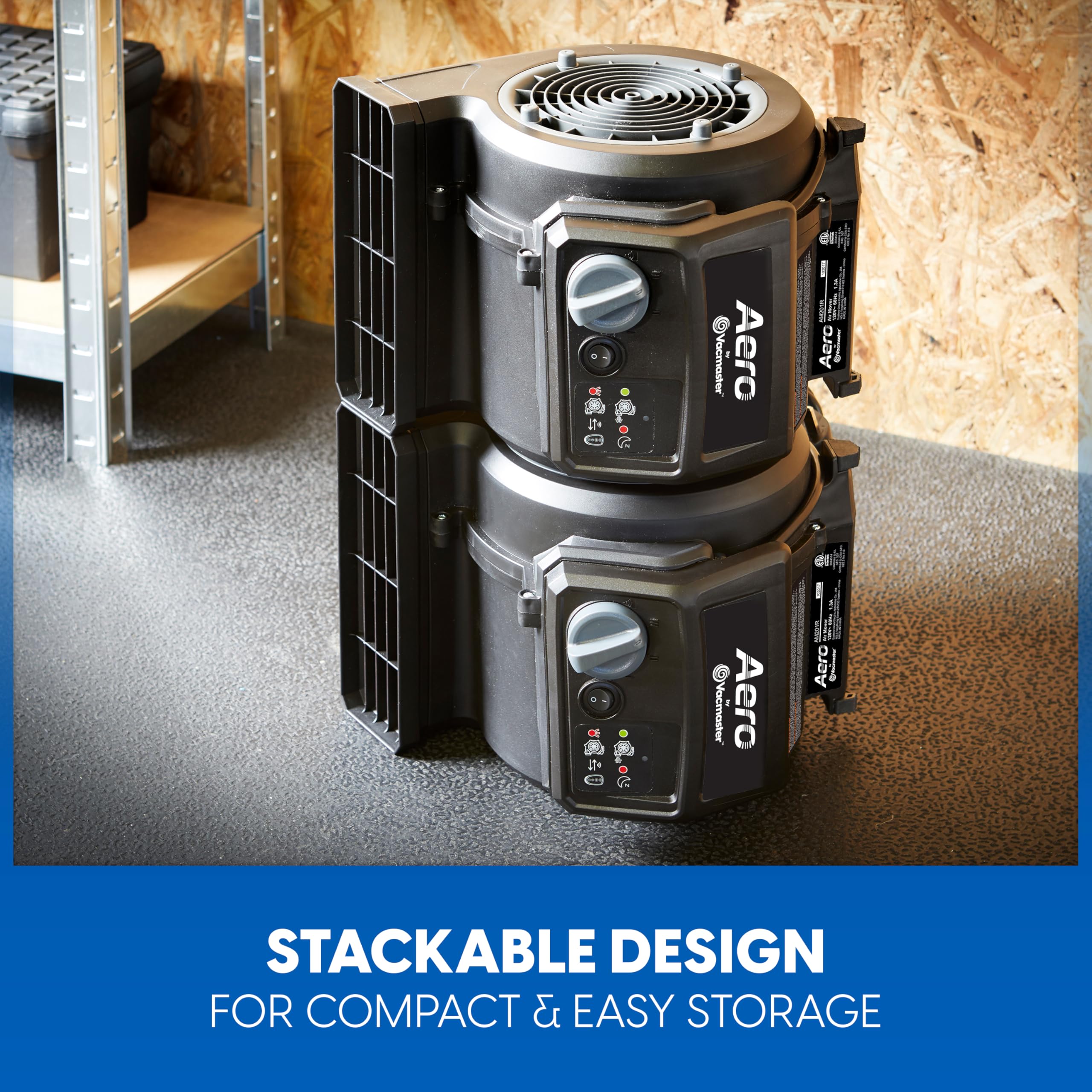 Vacmaster AM201R used for carpet drying and air circulation.