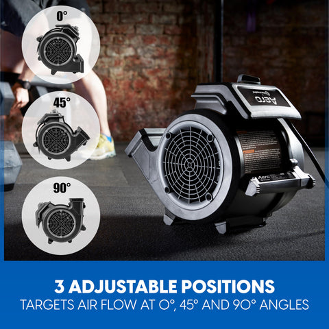 Vacmaster AM201R three-speed settings displayed for flexible airflow control.