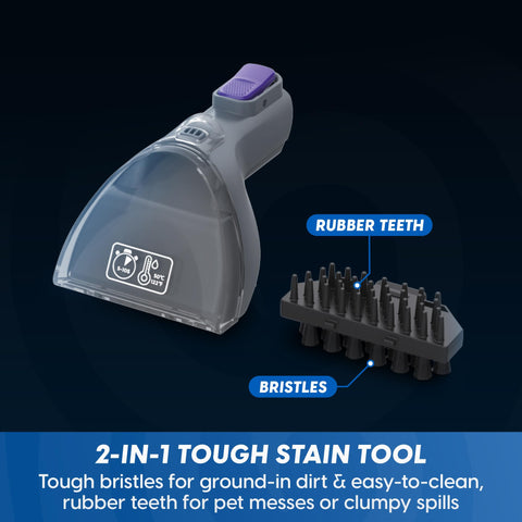 Vacmaster SCB1001H wide path tool cleaning a large rug area