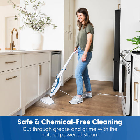 Vacmaster SMF1501 detachable handheld steamer for above-floor cleaning.