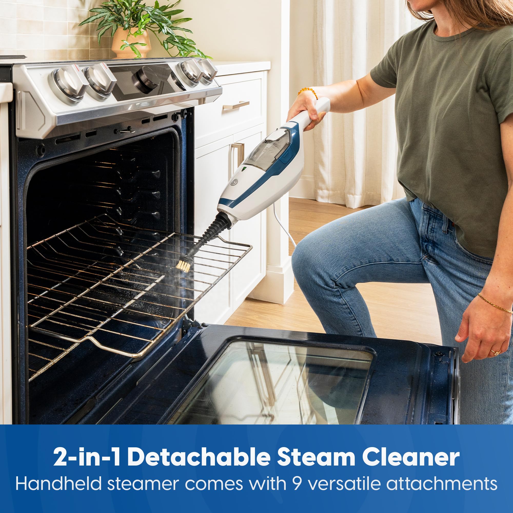 Vacmaster SMF1501 heats up in 20 seconds for quick cleaning sessions.