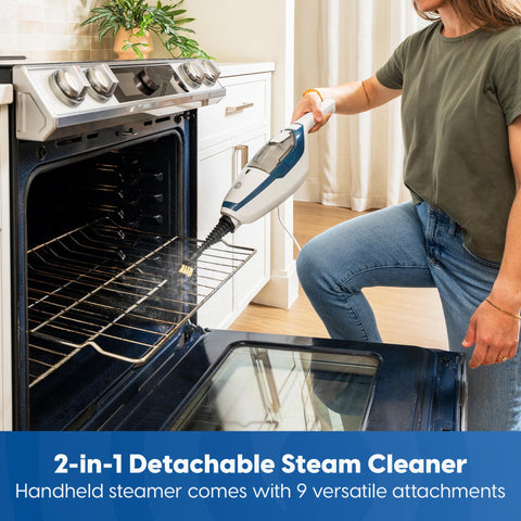 Vacmaster SMF1501 heats up in 20 seconds for quick cleaning sessions.