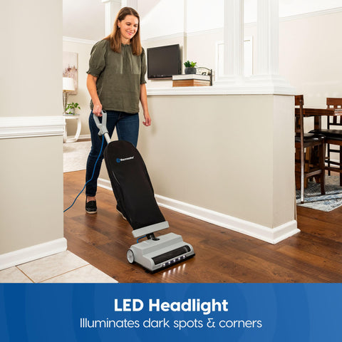 Vacmaster UB0402 extended reach with 31.5-foot cord covers larger rooms.