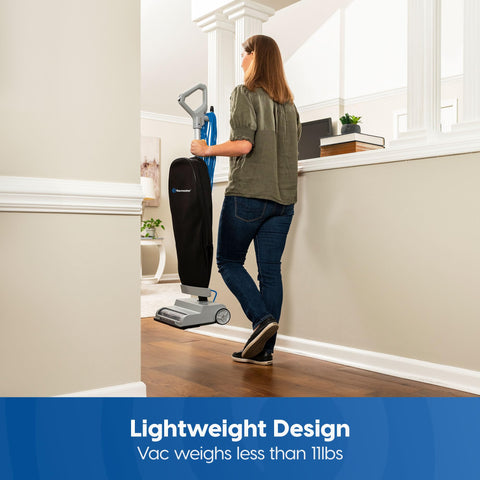 Vacmaster UB0402 multi-surface cleaning tackles carpets, rugs, and hard floors.
