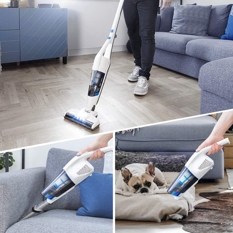 Vacmaster VSD1801 effective pet hair removal from sofa and carpets.