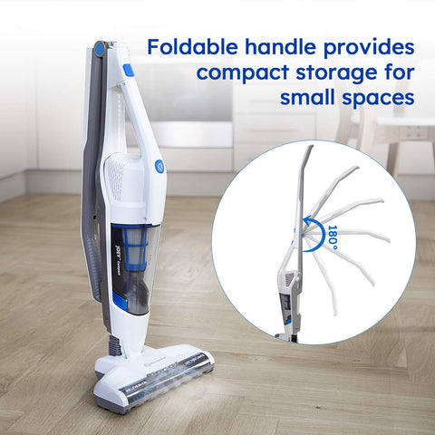 Vacmaster VSD1801 180-degree swivel enables easier cleaning under furniture.