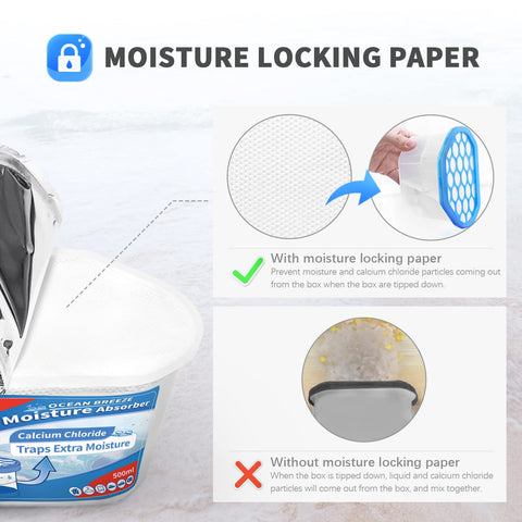 Vacplus bathroom dehumidifier demonstrates moisture removal in a wet environment.