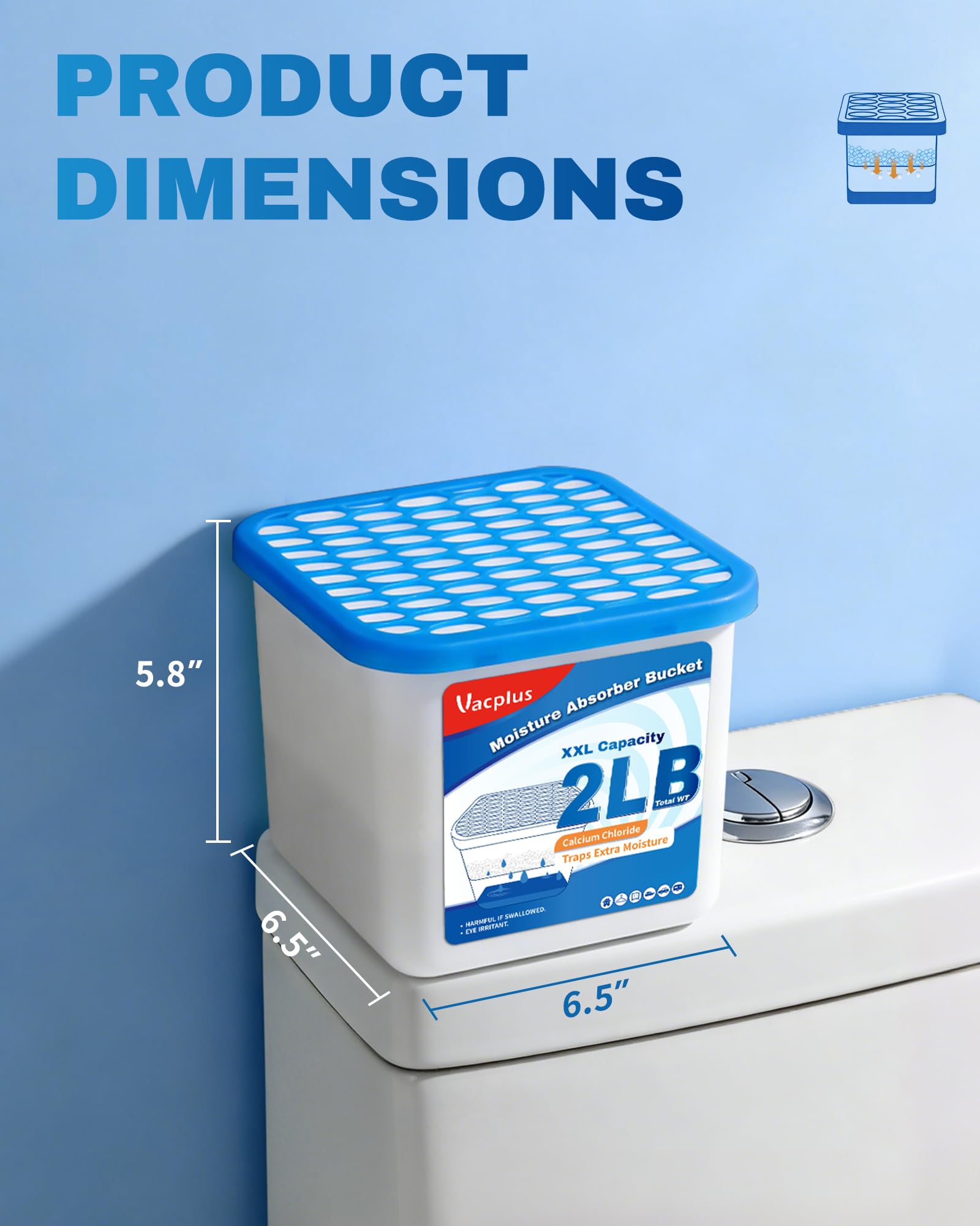 Vacplus easy-setup in three steps for quick placement