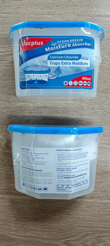 Vacplus water-collection layer is visible inside the unit during operation.