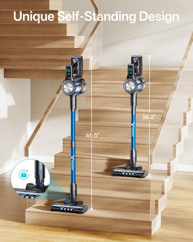 Vacusion cordless vacuum cleaning a car interior with ease.