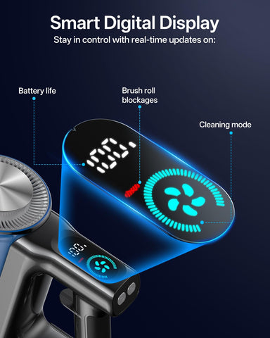 Detachable 2200mAh battery powering Vacusion for extended cleaning sessions.