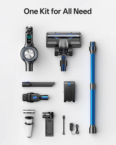 Vacusion's one-click emptying makes disposal quick and tidy.