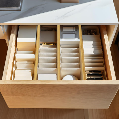 Natural bamboo construction for durable, wear-resistant storage solutions