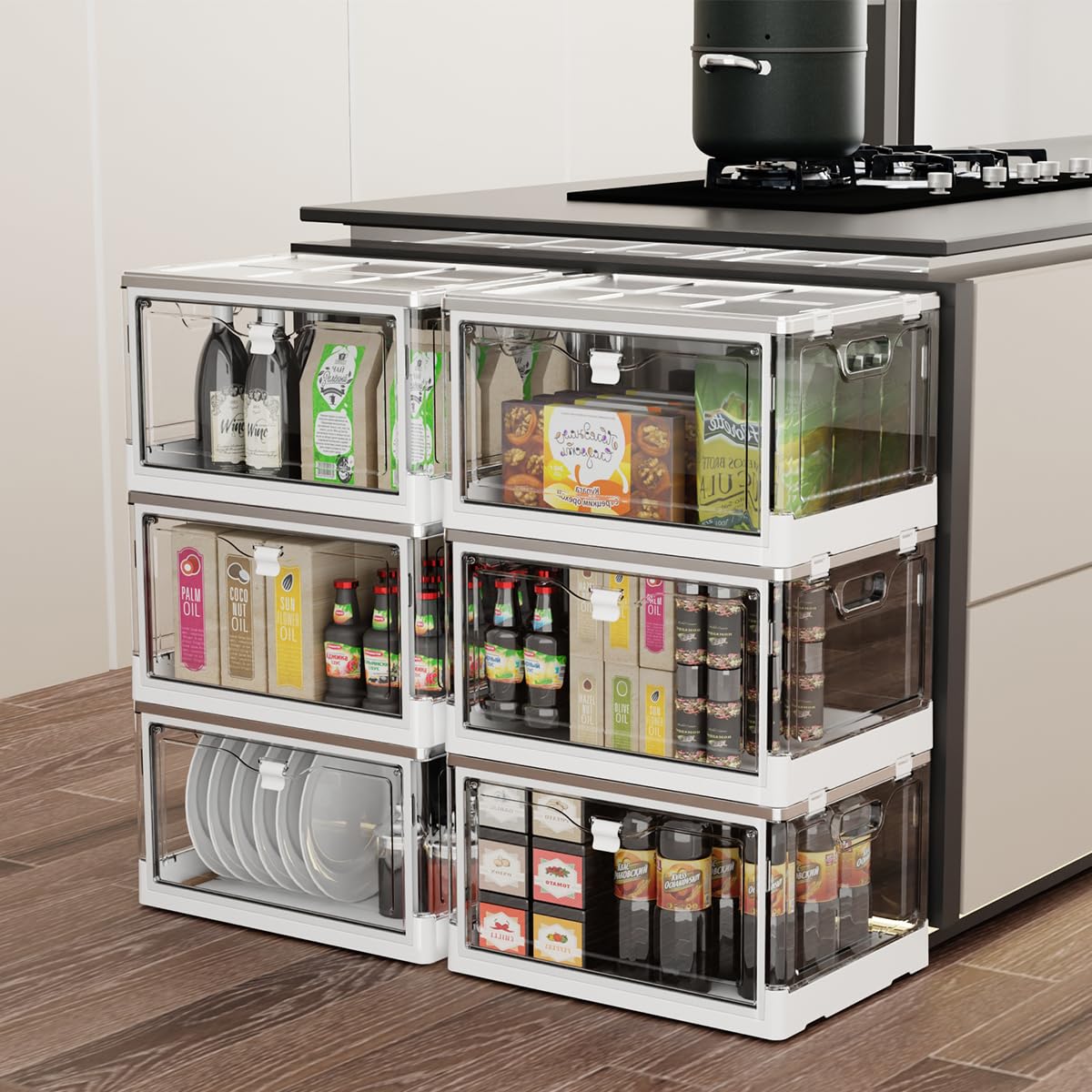 Vaela dual-access openings with a magnetic door for easy retrieval