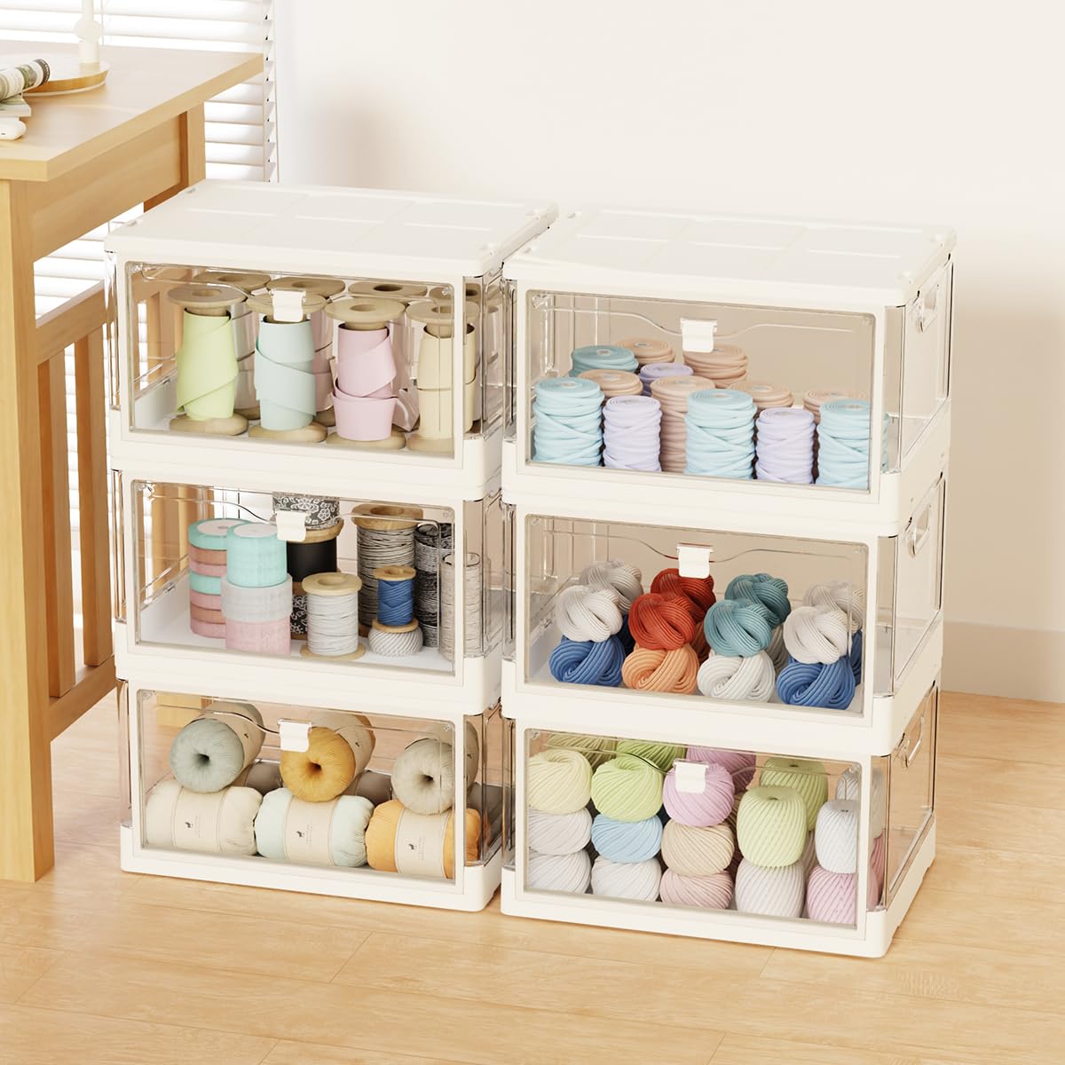Vaela foldable storage bin collapsible design saves space for travel