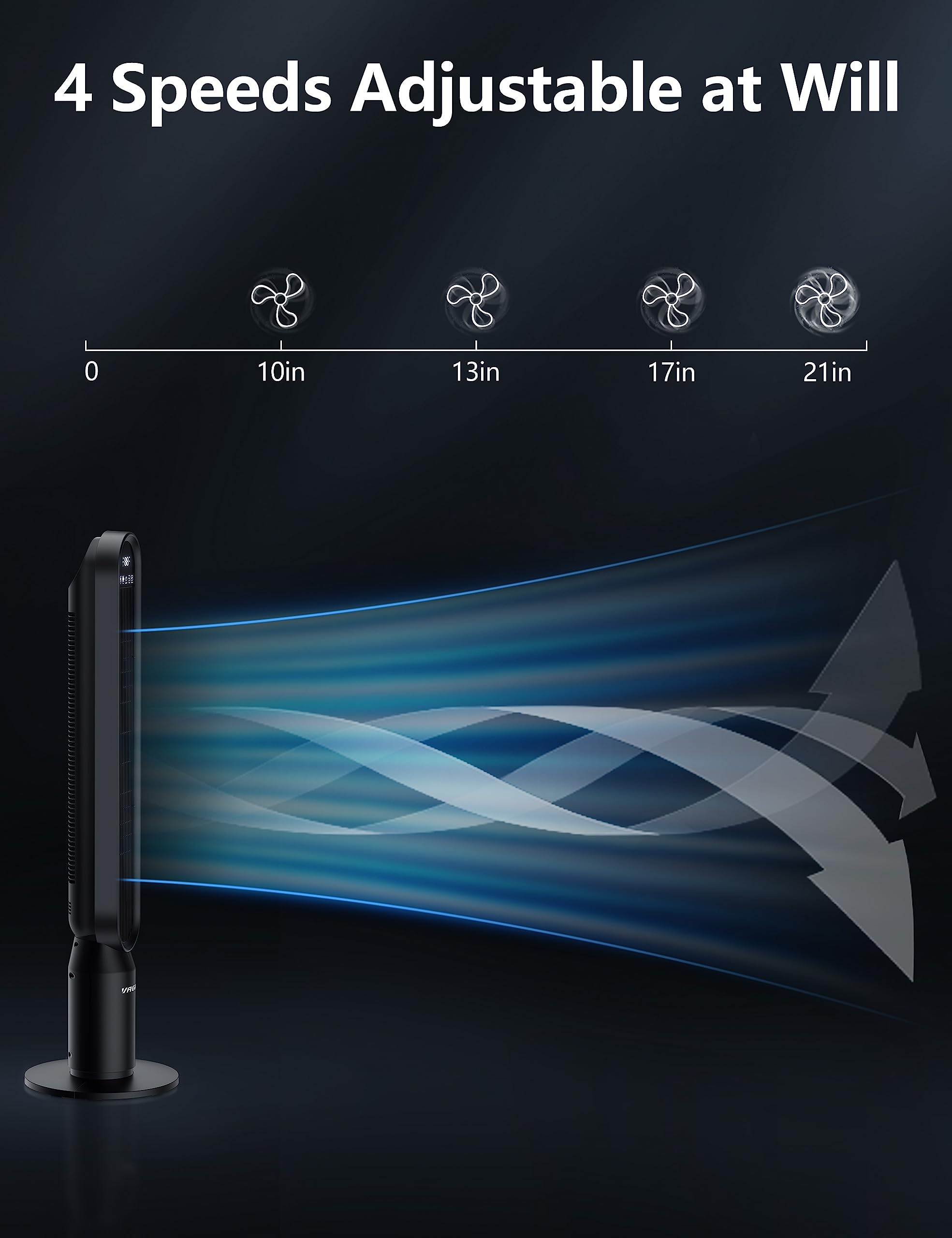 VAGKRI ECO mode adapts to room temperature for efficiency.