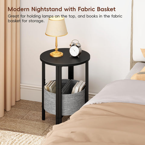 Vagusicc bedside table placed by the bed for easy access