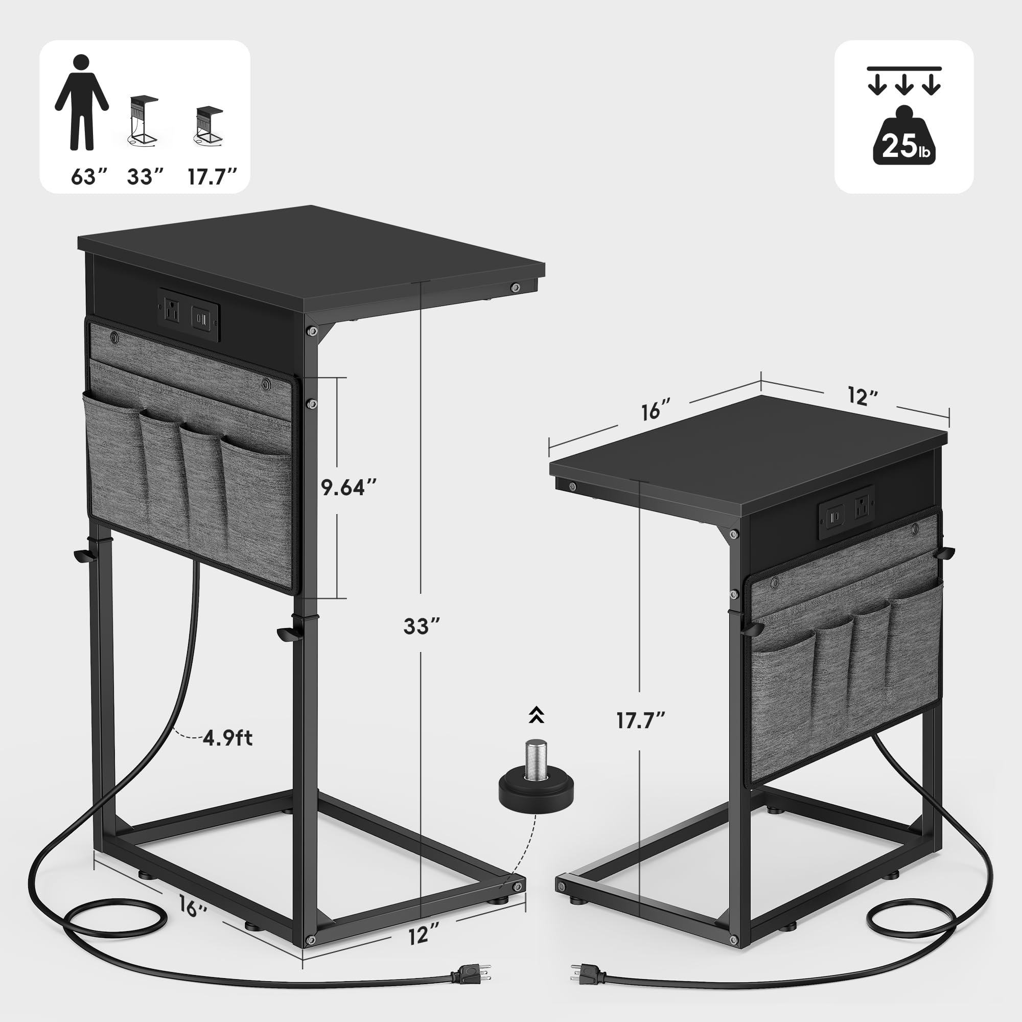 Vagusicc easy assembly with numbered parts for quick setup