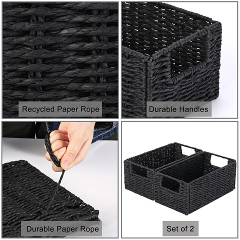 Vagusicc portable storage bin with integrated handles for on-the-go organizing