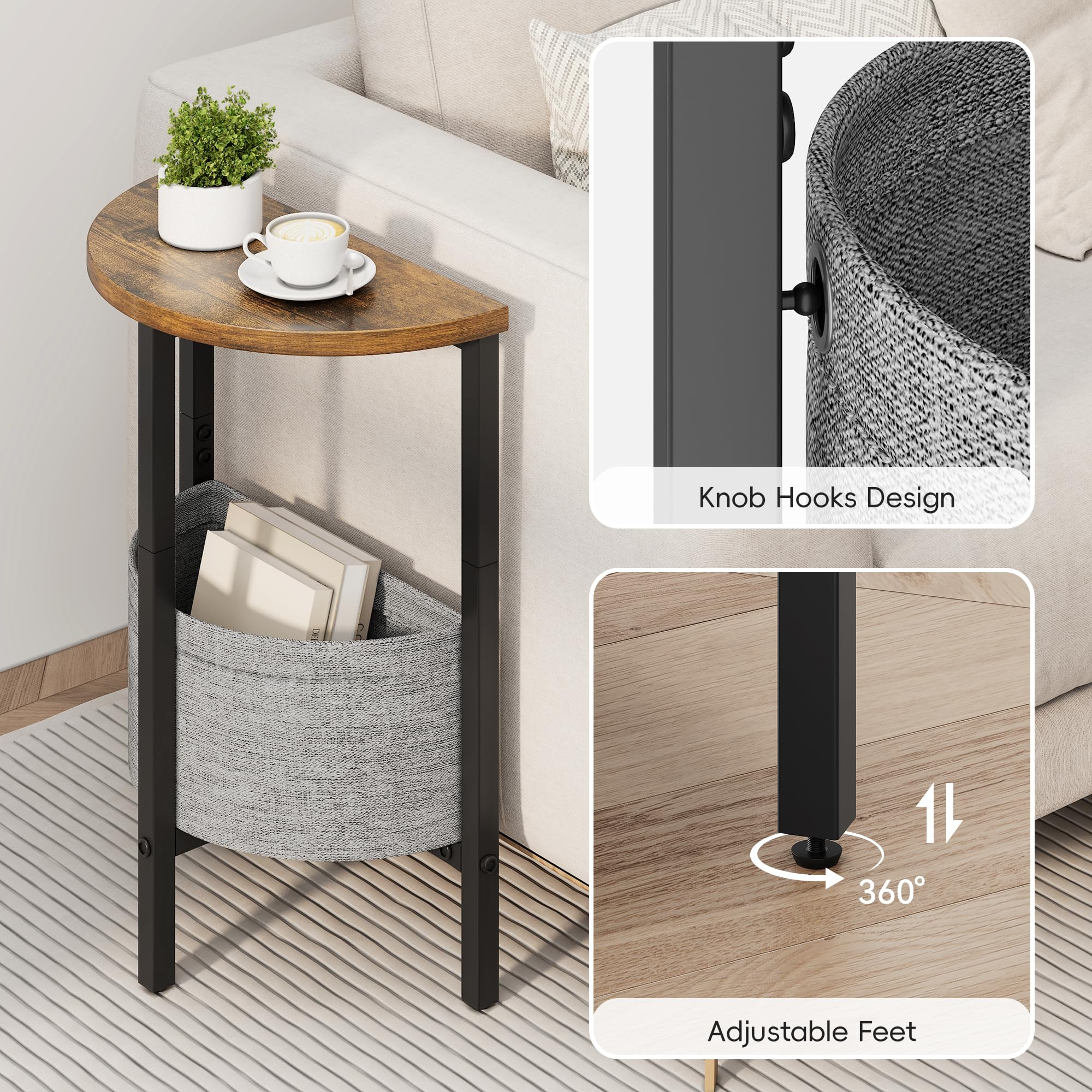 Vagusicc sturdy particleboard and metal frame provides daily reliability.