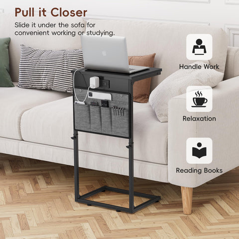 Vagusicc versatile end table as laptop desk or coffee table