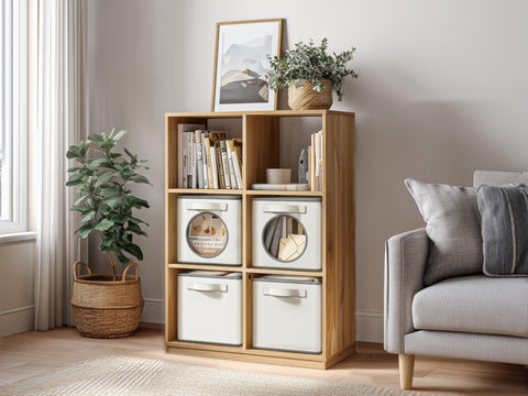 Vailando 20L capacity bin is ideal for clothes, toys, and essentials.