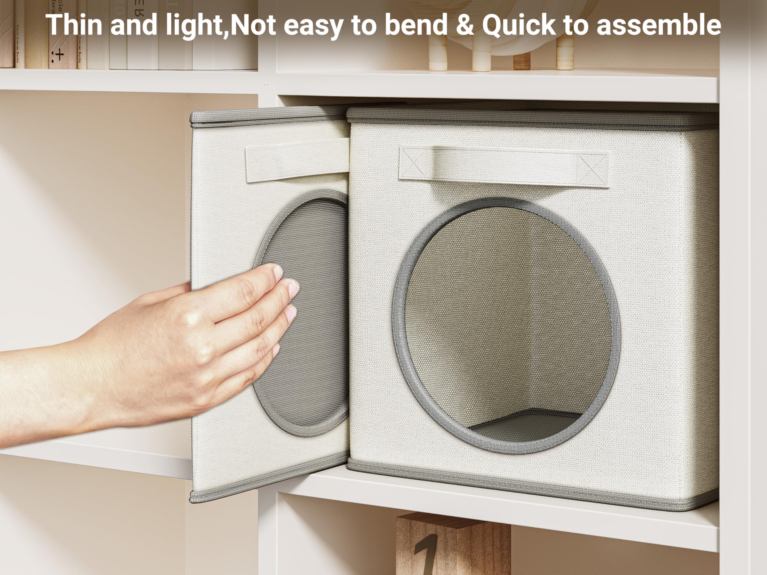 Vailando fits standard shelves for closet and shelf organization.