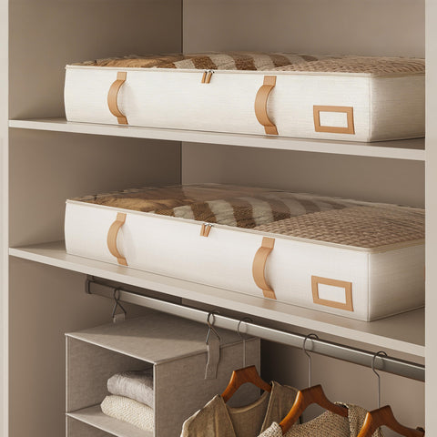 Vailando under-bed storage zipper closure ensures secure access to contents