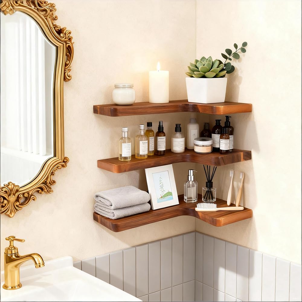 Vainaive kitchen organizer shelves for jars and utensils