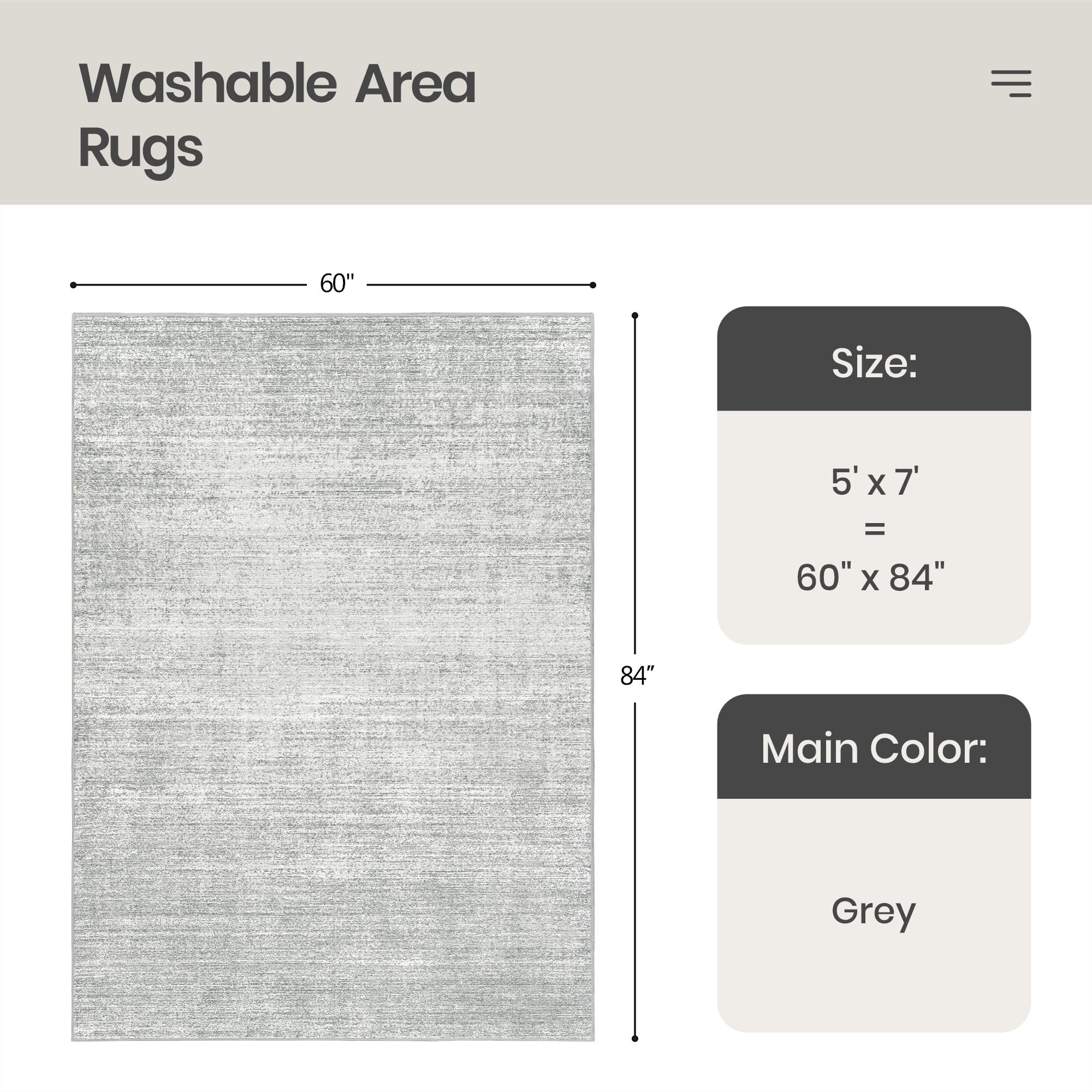 Valenrug soft microfiber surface ideal for kids and pets.
