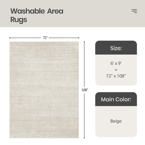 Valenrug ultra-thin 0.25 inch pile rug ready for fast cleaning.