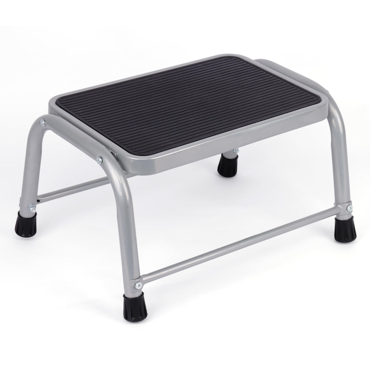 Valeo step stool with non-slip feet for secure footing in kitchen and bathroom.