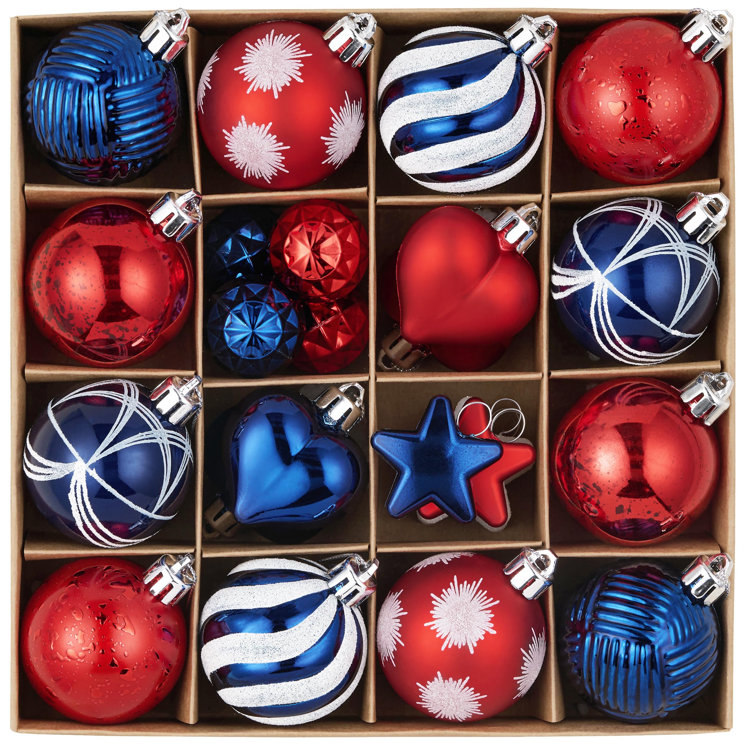 Valery Madelyn 4th of July heart ornament for patriotic tree decor