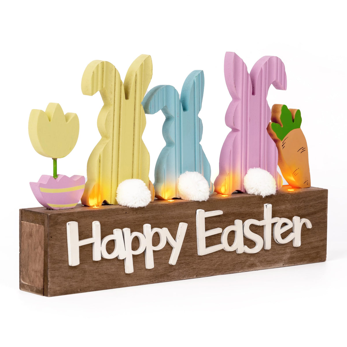 Valery Madelyn Easter bunny LED on table enhances festive ambiance