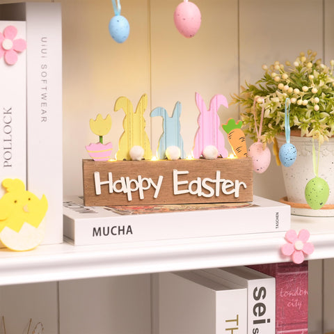 Valery Madelyn Easter bunny wood close-up shows durable MDF