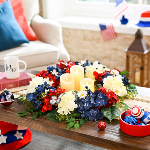 Valery Madelyn wreath with LED lights and timer creates effortless holiday ambiance.