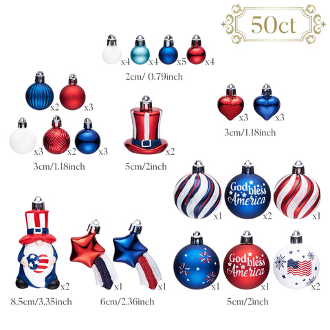 Valery Madelyn gnome ornament adding a playful patriotic touch