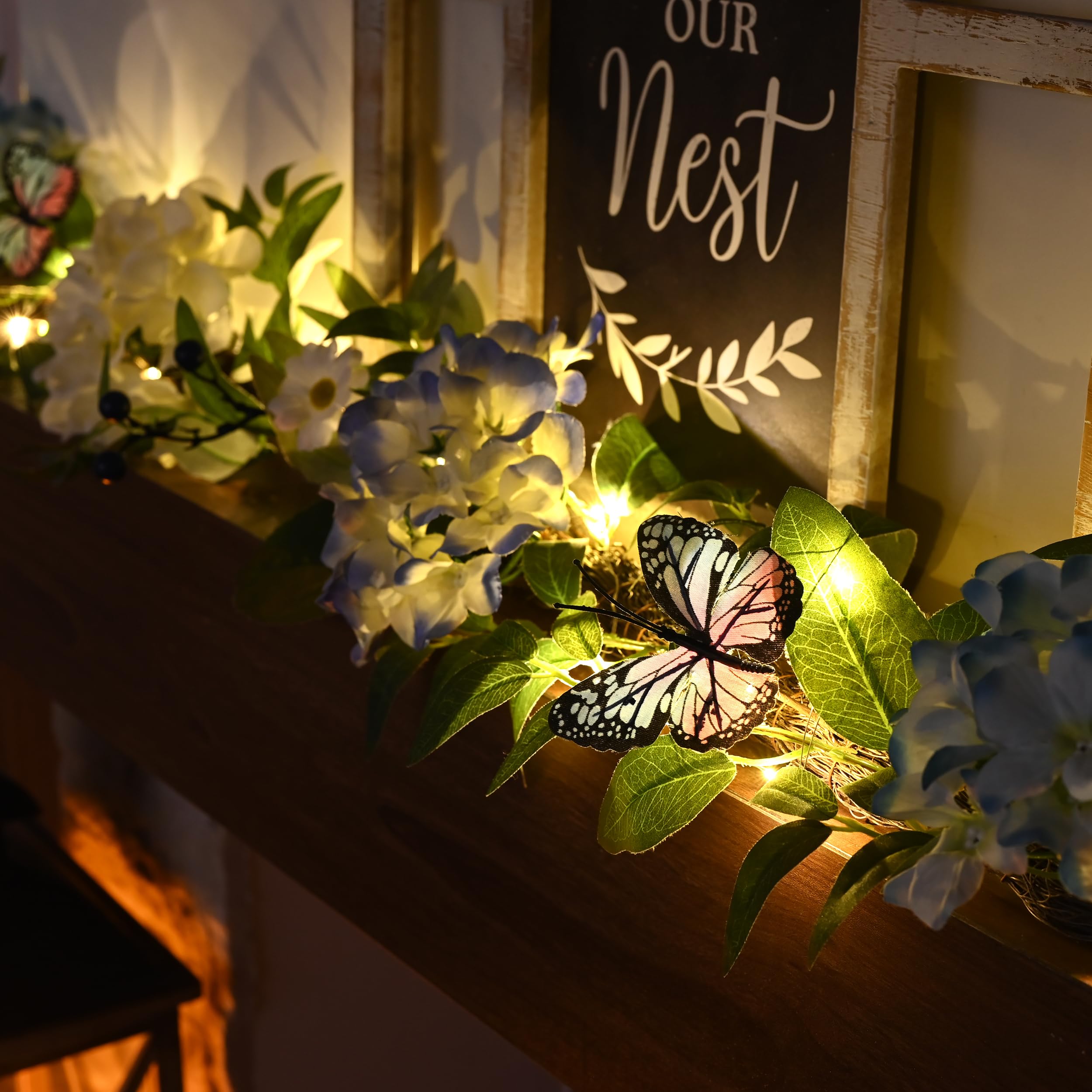 Valery Madelyn realistic butterflies add delicate movement to décor