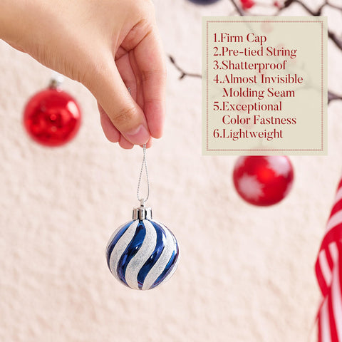 Valery Madelyn shatterproof patriotic ornament for durable decor