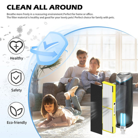VALZONE pack includes three HEPA B filters, nine carbon filters, and one UV bulb