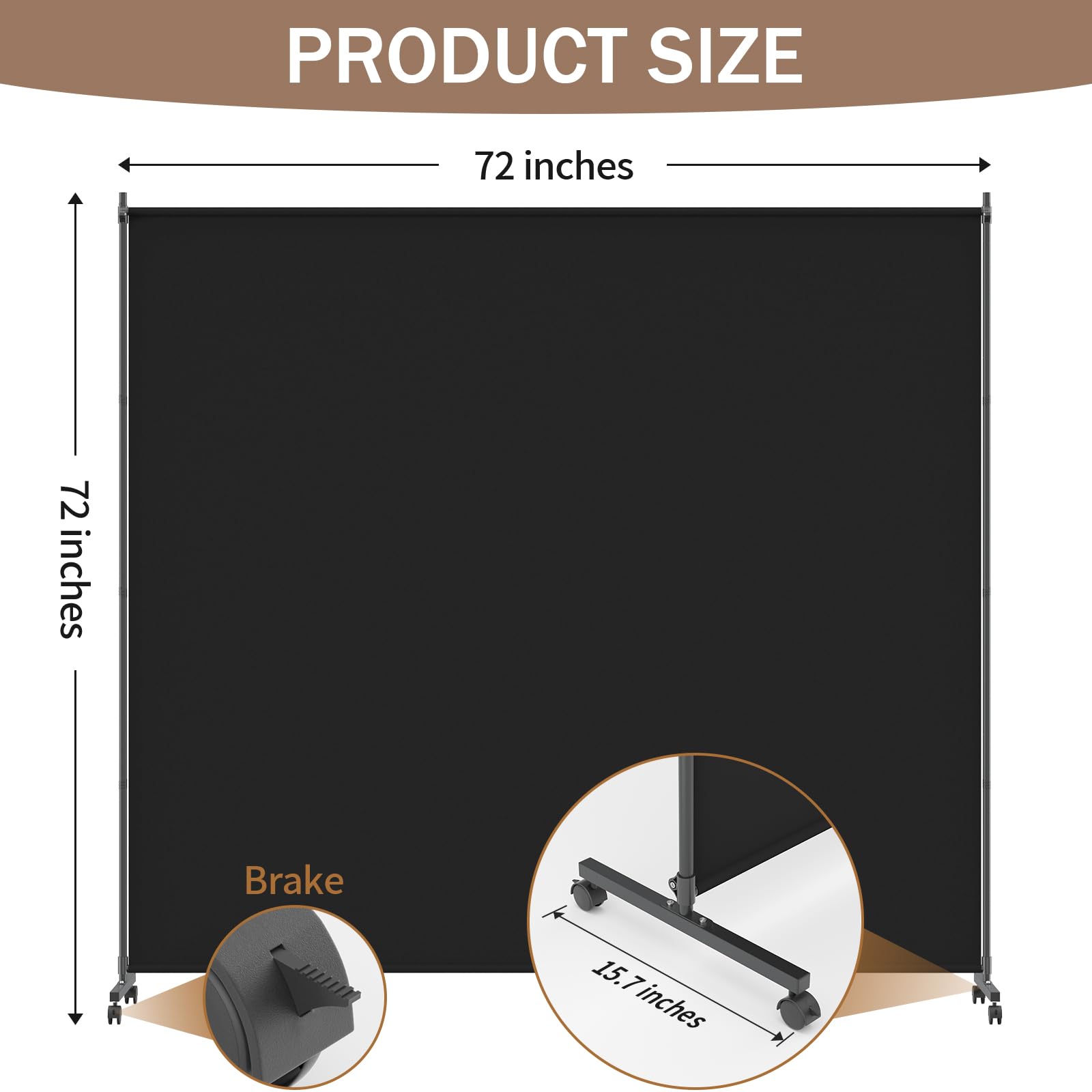 VAMFUTRE durable metal frame and fabric panel for daily use.