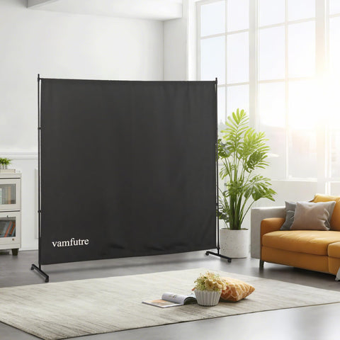 VAMFUTRE minimalist black finish complements most decors.