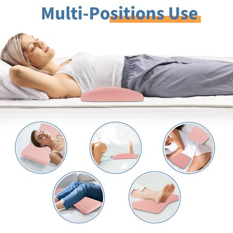 Vamorry back-pain-relief pillow suits side, back, and stomach sleepers.