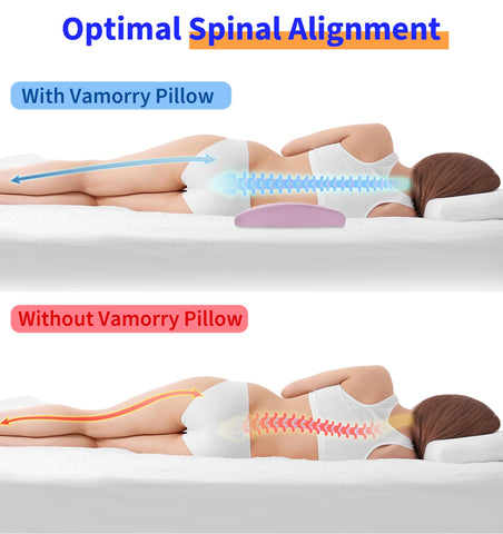 vamorry ergonomic design hugs lower back for better posture