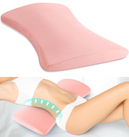 Vamorry lumbar pillow bed relief supports the lower back for improved sleep alignment.