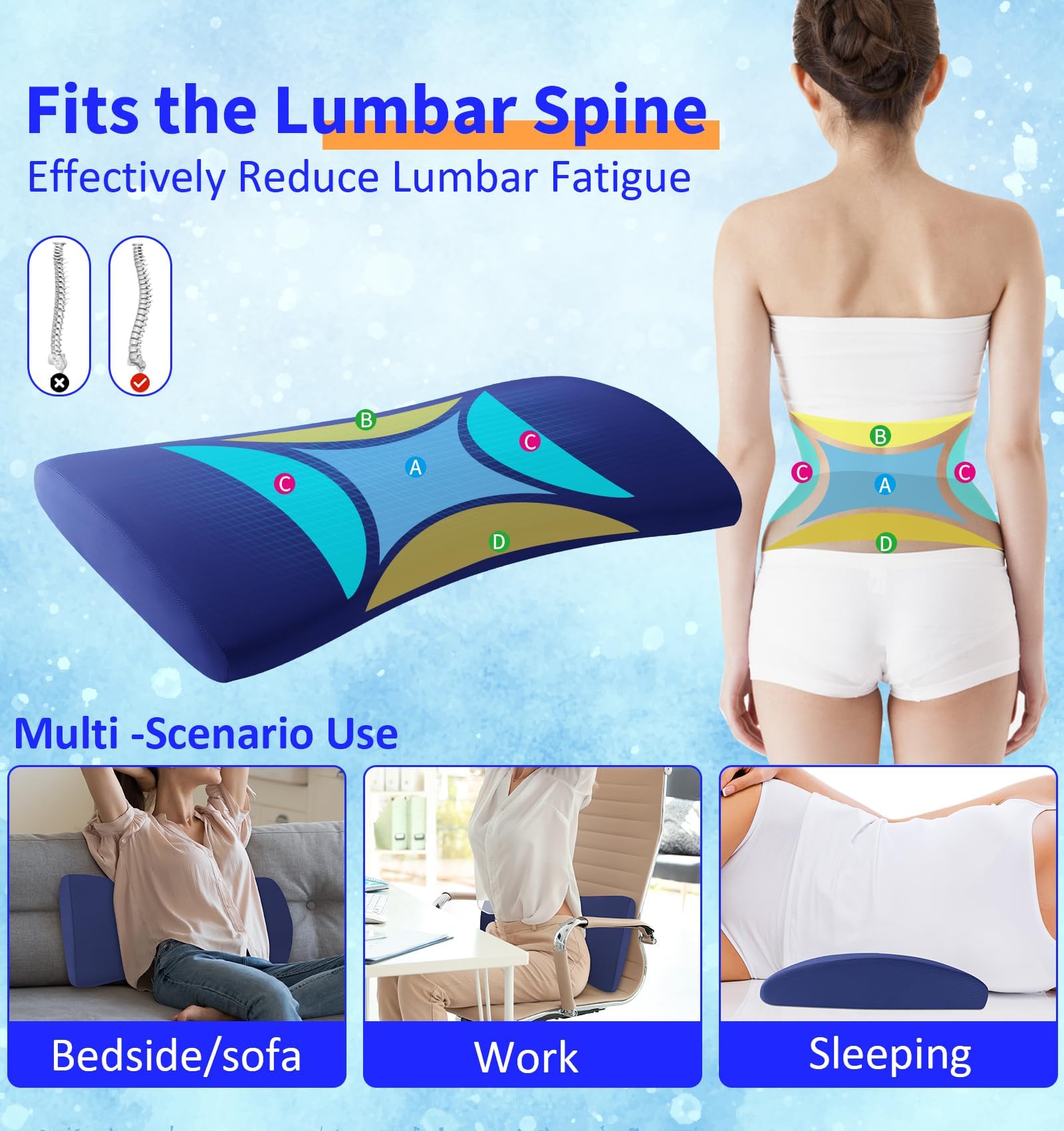 Vamorry under knees use elevates legs for targeted comfort
