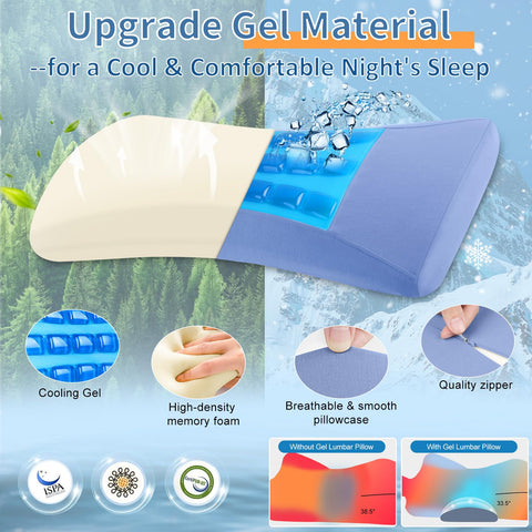 vamorry Lumbar Support Pillow cozy cover provides soft comfort and pressure relief.