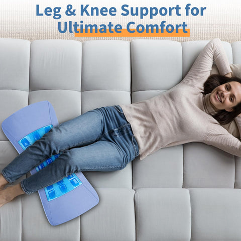 vamorry Lumbar Support Pillow on sofa enables flexible bed-rest use.