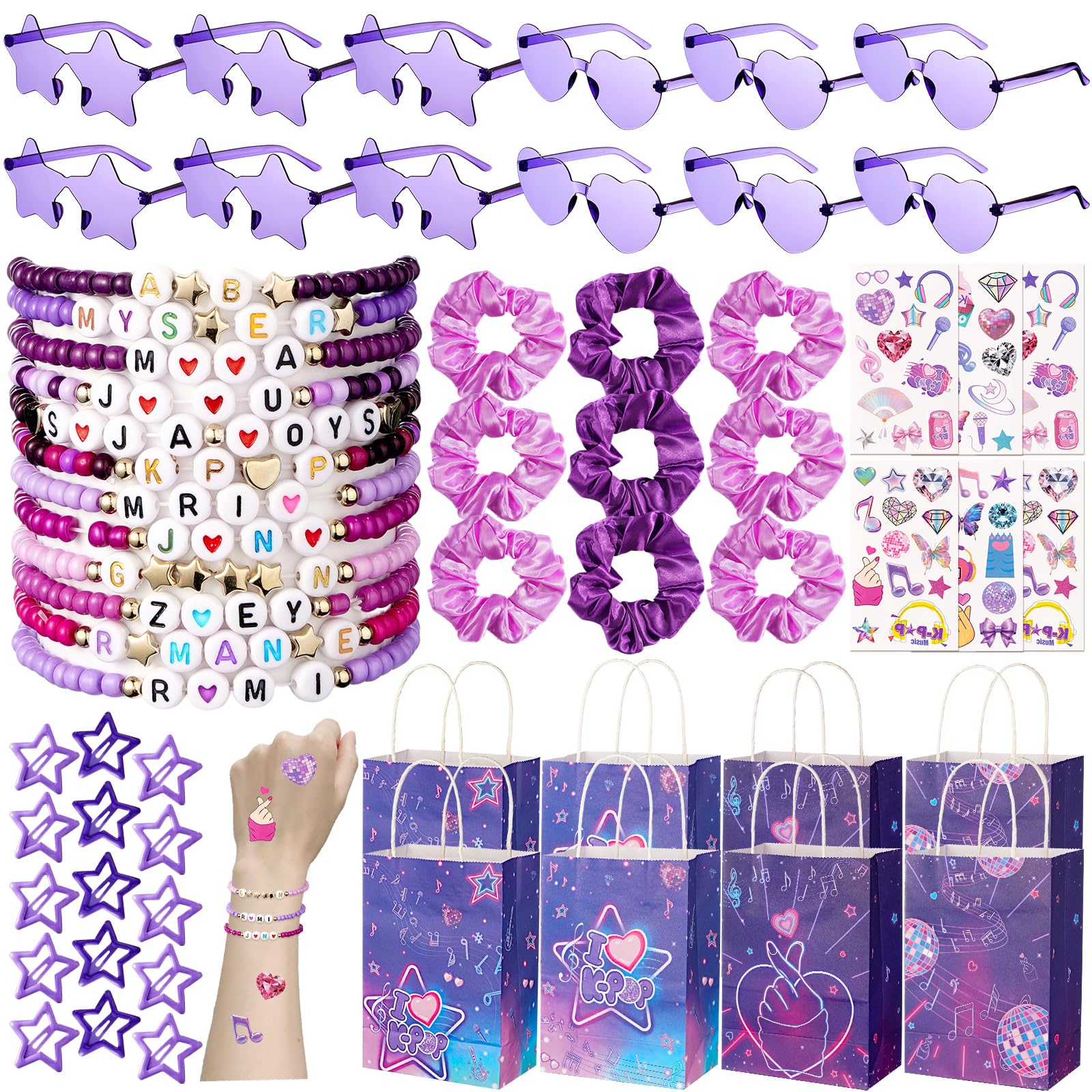 Vanblue star sunglasses for a vibrant Kpop party, ideal for photos and outfits.